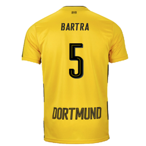 Borussia Dortmund 2017-18 Home Shirt (S) (Very Good) (Bartra 5)_1