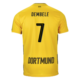 Borussia Dortmund 2017-18 Home Shirt (L) (Excellent) (Dembele 7)_1