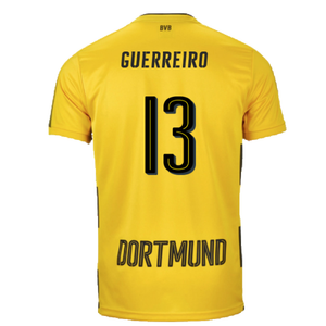 Borussia Dortmund 2017-18 Home Shirt (S) (Very Good) (Guerreiro 13)_1