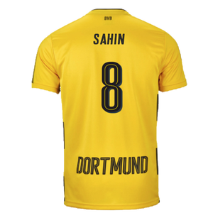 Borussia Dortmund 2017-18 Home Shirt (L) (Excellent) (Sahin 8)_1