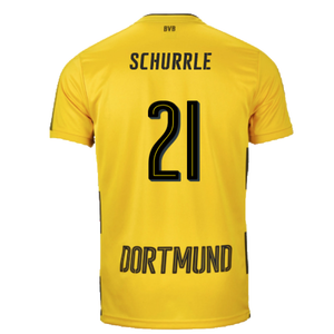 Borussia Dortmund 2017-18 Home Shirt (S) (Very Good) (Schurrle 21)_1