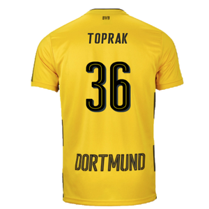 Borussia Dortmund 2017-18 Home Shirt (S) (Very Good) (Toprak 36)_1