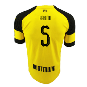 Borussia Dortmund 2018-19 Home Shirt (Excellent) (Hakimi 5)_1