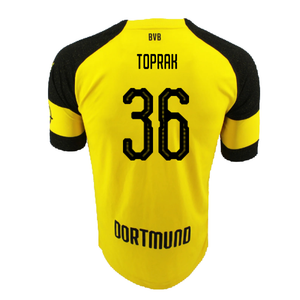 Borussia Dortmund 2018-19 Home Shirt (Excellent) (Toprak 36)_1