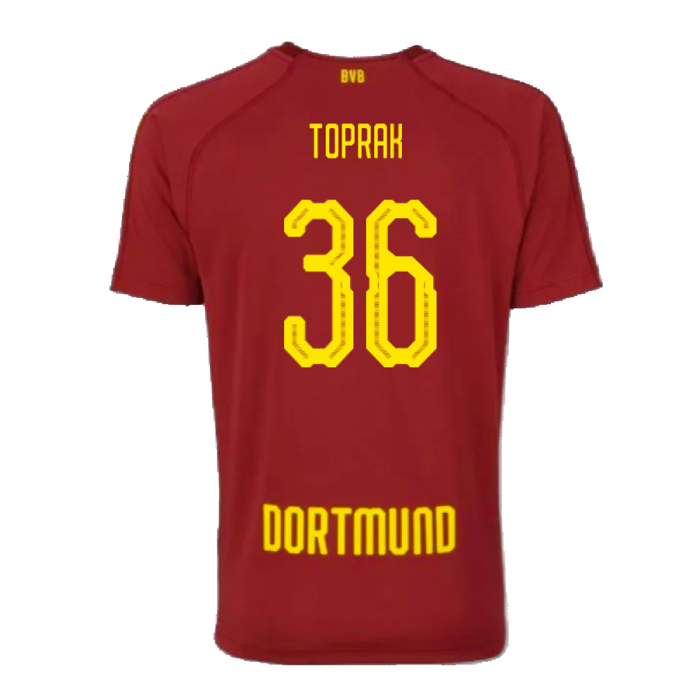 Borussia Dortmund 2018-19 Third Shirt (S) (Mint) (Toprak 36)_1