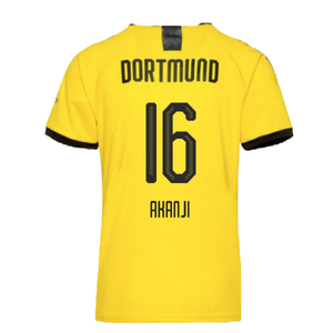 Borussia Dortmund 2019-20 Home Shirt (L) (Excellent) (AKANJI 16)_1