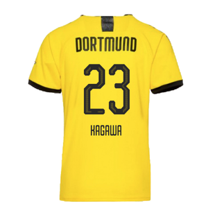 Borussia Dortmund 2019-20 Home Shirt (L) (Excellent) (KAGAWA 23)_1