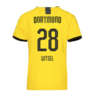 Borussia Dortmund 2019-20 Home Shirt (L) (Excellent) (WITSEL 28)_1