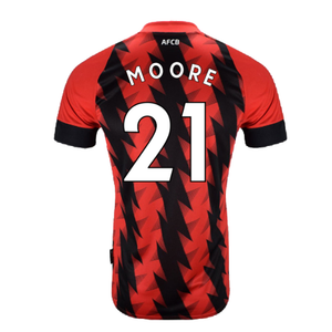 Bournemouth 2022-23 Home Shirt (Sponsorless) (L) (MOORE 21) (Excellent)_1