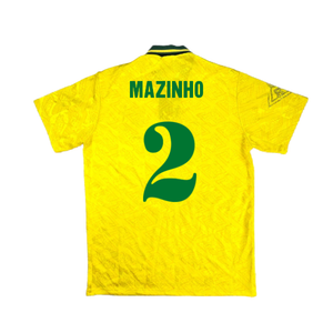 Brazil 1991-93 Home Shirt (S) (Good) (Mazinho 2)_1