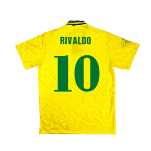 Brazil 1991-93 Home Shirt (S) (Good) (Rivaldo 10)_1