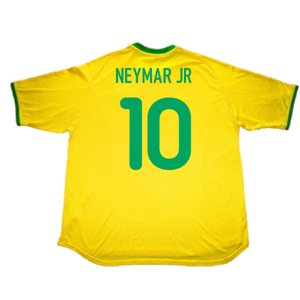 Brazil 2000-02 home (XL) (Excellent) (Neymar JR 10)_1