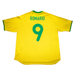 Brazil 2000-02 Home Shirt (L) (Excellent) (Romario 9)_1