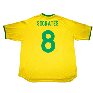 Brazil 2000-02 Home Shirt (L) (Very Good) (Socrates 8)_1