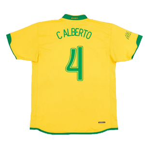 Brazil 2006-08 Home Shirt (L) (Excellent) (C Alberto 4)_1