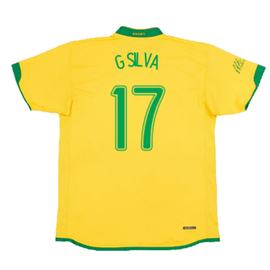 Brazil 2006-2008 Home Shirt (XXL) (Good) (G Silva 17)_1