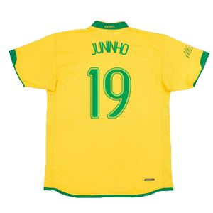 Brazil 2006-2008 Home Shirt (XXL) (Good) (Juninho 19)_1