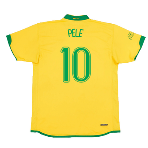 Brazil 2006-08 Home Shirt (L) (Excellent) (PELE 10)_1