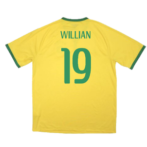 Brazil 2014-15 Home Shirt (Excellent) (Willian 19)_1