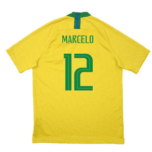 Brazil 2018-19 Home Shirt (M) (Excellent) (Marcelo 12)_1