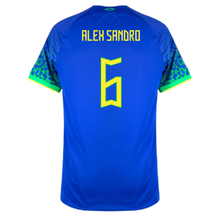 Brazil 2022-23 Away Shirt (XSB) (Mint) (Alex Sandro 6)_1