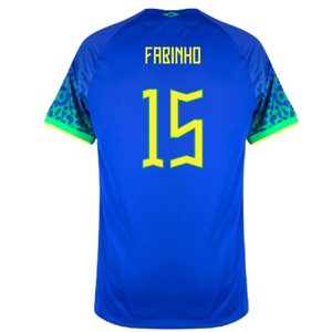 Brazil 2022-23 Away Shirt (XSB) (Mint) (Fabinho 15)_1