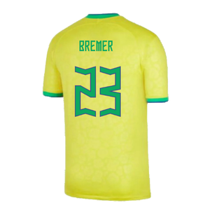 Brazil 2022-23 Home Shirt (Baby) (3-6 months) (Excellent) (Bremer 23)_1