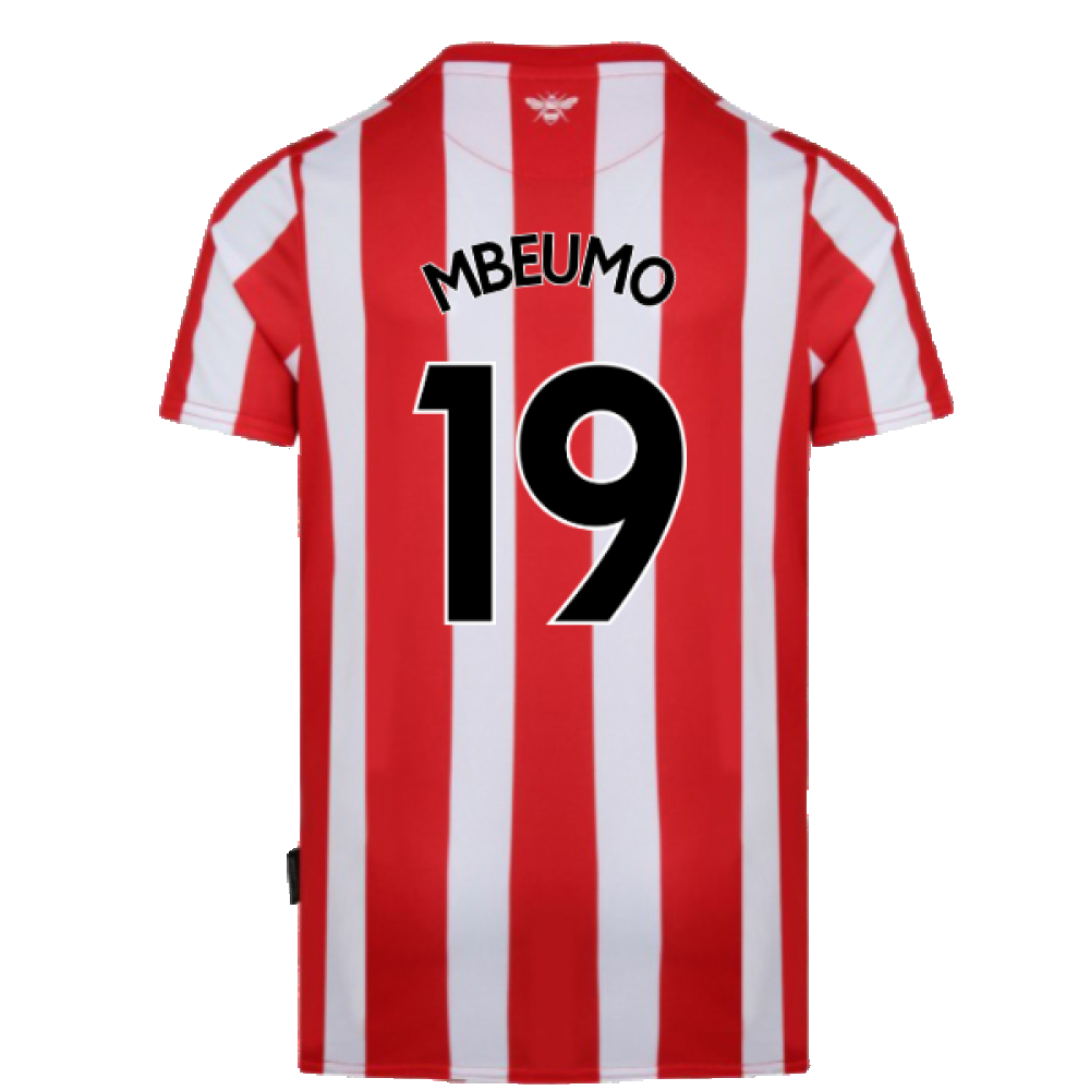 Brentford 2021-23 Home Shirt (M) (Mint) (MBEUMO 19)_1