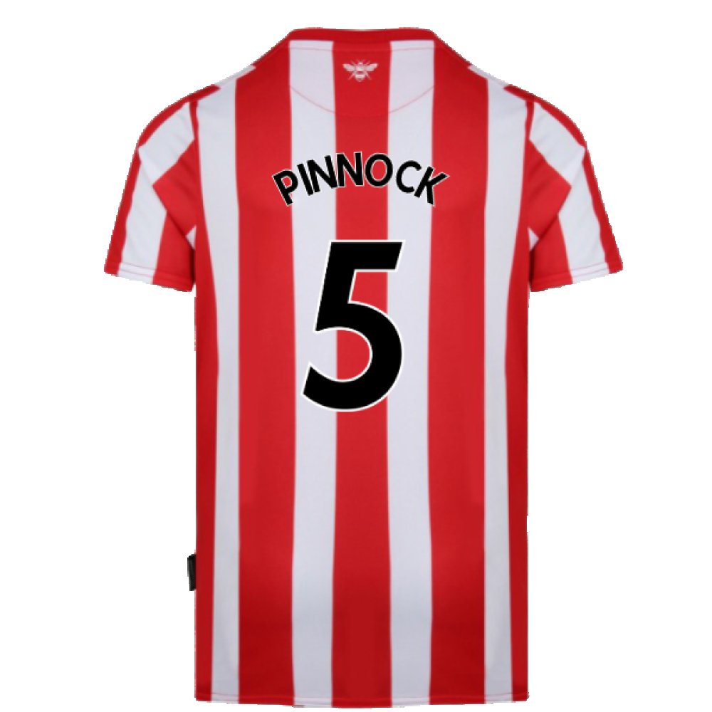 Brentford 2021-23 Home Shirt (M) (Mint) (PINNOCK 5)_1
