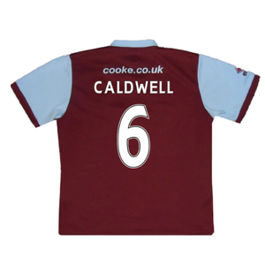 Burnley 2009-10 Home Shirt (XL) (Excellent) (Caldwell 6)_1