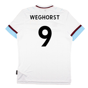 Burnley 2021-22 Away Shirt (Sponsorless) (S) (Mint) (WEGHORST 9)_1