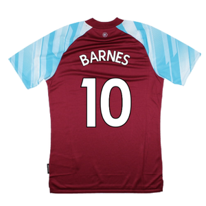 Burnley 2021-22 Home Shirt (Sponsorless) (M) (BARNES 10) (Mint)_1