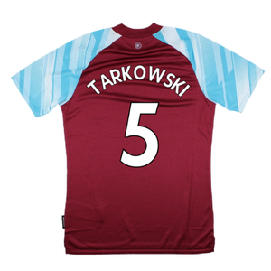 Burnley 2021-22 Home Shirt (Sponsorless) (M) (TARKOWSKI 5) (Mint)_1