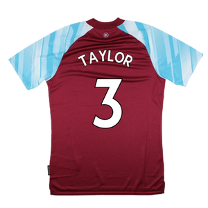 Burnley 2021-22 Home Shirt (Sponsorless) (L) (TAYLOR 3) (Mint)_1