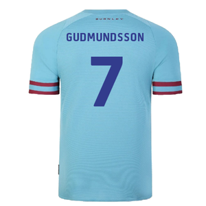 Burnley 2022-23 Away Shirt (Sponsorless) (M) (Mint) (GUDMUNDSSON 7)_1