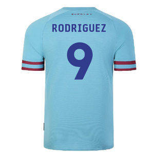 Burnley 2022-23 Away Shirt (Sponsorless) (XXL) (Excellent) (RODRIGUEZ 9)_1