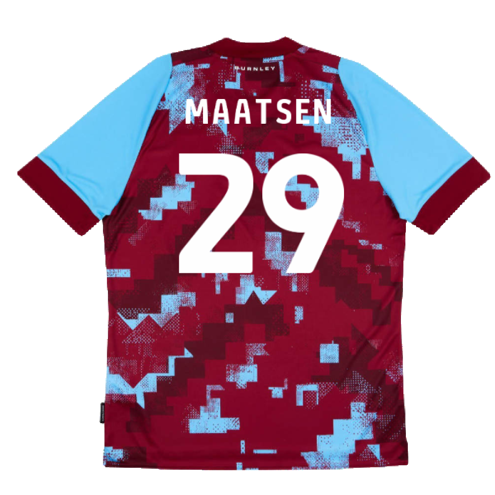 Burnley 2022-23 Home Shirt (L) (Mint) (MAATSEN 29)_1