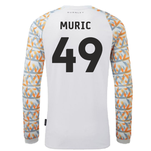 Burnley 2022-23 Long Sleeve Goalkeeper Third Shirt (L) (Fair) (Muric 49)_1