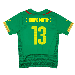 Cameroon 2014-15 Home Shirt (Mint) (Choupo Moting 13)_1