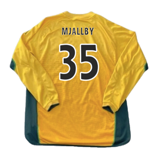 Celtic 2002-2003 Long Sleeve Away Shirt (Excellent) (Mjallby 35)_1