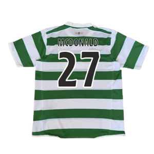 Celtic 2007-08 Home Shirt (M) (Good) (McDonald 27)_1