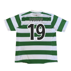 Celtic 2007-08 Home Shirt (M) (Good) (Robson 19)_1