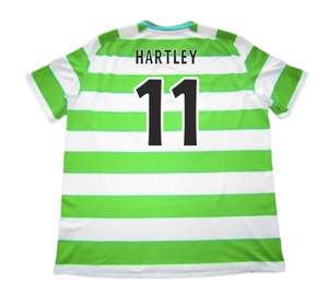 Celtic 2008-10 Home Shirt (M) (Good) (Hartley 11)_1