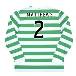 Celtic 2012-13 Long Sleeved Home Shirt (XL) (Excellent) (Matthews 2)_1