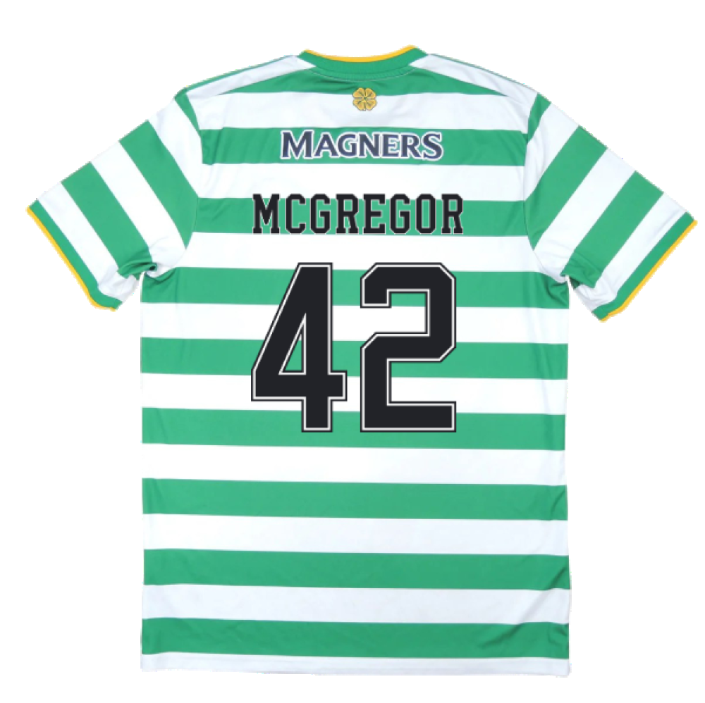 Celtic 2020-21 Home Shirt (XL) (Mint) (MCGREGOR 42)_1