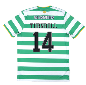 Celtic 2020-21 Home Shirt (XL) (Mint) (TURNBULL 14)_1