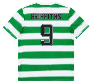 Celtic 2021-22 Home Shirt (Sponsorless) (L) (GRIFFITHS 9) (Good)_1