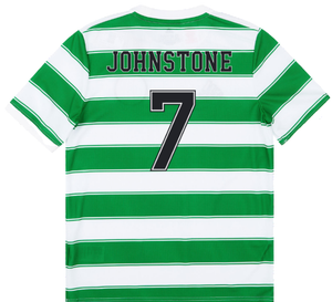 Celtic 2021-22 Home Shirt (Sponsorless) (L) (JOHNSTONE 7) (Good)_1