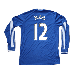 Chelsea 2013-14 Long Sleeve Home Shirt (S) (Excellent) (Mikel 12)_1