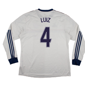 Chelsea 2013-14 Long Sleeve Away Shirt (L) (Very Good) (Luiz 4)_1